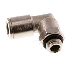 Codo de 90 grados 8mm x G1/8'' con rosca macho latón NBR giratorio [2 piezas]
