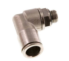 Codo de 90 grados 10mm x G1/8'' con rosca macho Latón NBR Giratorio
