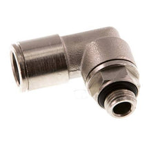 Codo de 90 grados 10mm x G1/8'' con rosca macho Latón NBR Giratorio