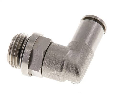 Codo de 90 grados 5mm x G1/4'' con rosca macho latón NBR giratorio [2 piezas]