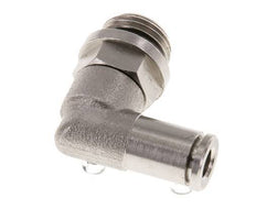 Codo de 90 grados 5mm x G1/4'' con rosca macho latón NBR giratorio [2 piezas]