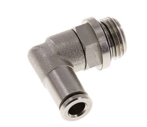 Codo de 90 grados 5mm x G1/4'' con rosca macho latón NBR giratorio [2 piezas]