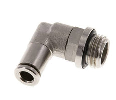 Codo de 90 grados 5mm x G1/4'' con rosca macho latón NBR giratorio [2 piezas]