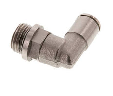 6mm x G1/4'' Codo 90deg Racor con rosca macho Latón NBR Giratorio [2 Piezas]