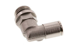 6mm x G1/4'' Codo 90deg Racor con rosca macho Latón NBR Giratorio [2 Piezas]