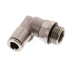 6mm x G1/4'' Codo 90deg Racor con rosca macho Latón NBR Giratorio [2 Piezas]