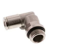 6mm x G1/4'' Codo 90deg Racor con rosca macho Latón NBR Giratorio [2 Piezas]