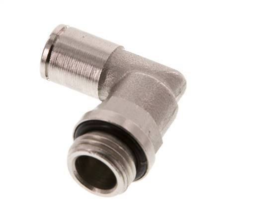 6mm x G1/4'' Codo 90deg Racor con rosca macho Latón NBR Giratorio [2 Piezas]