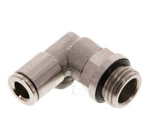 6mm x G1/4'' Codo 90deg Racor con rosca macho Latón NBR Giratorio [2 Piezas]