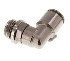 Codo de 90 grados 8mm x G1/4'' con rosca macho latón NBR giratorio [2 piezas]
