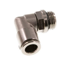 Codo de 90 grados 8mm x G1/4'' con rosca macho latón NBR giratorio [2 piezas]