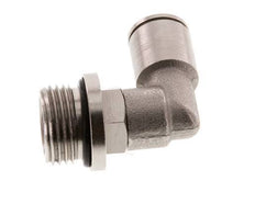 Codo de 90 grados 8mm x G3/8'' con rosca macho latón NBR giratorio [2 piezas]
