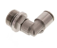 Codo de 90 grados 8mm x G3/8'' con rosca macho latón NBR giratorio [2 piezas]