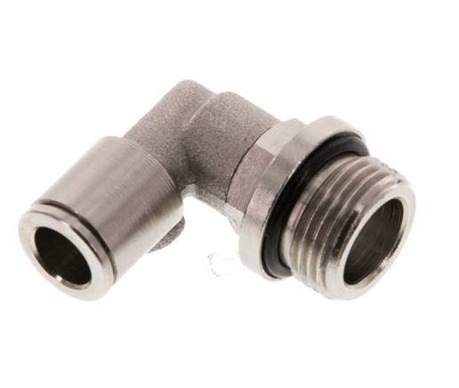 Codo de 90 grados 8mm x G3/8'' con rosca macho latón NBR giratorio [2 piezas]