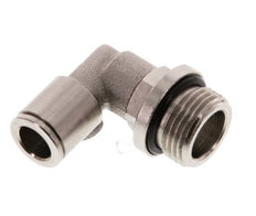 Codo de 90 grados 8mm x G3/8'' con rosca macho latón NBR giratorio [2 piezas]
