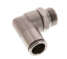 Codo de 90 grados 12mm x G3/8'' con rosca macho Latón NBR Giratorio