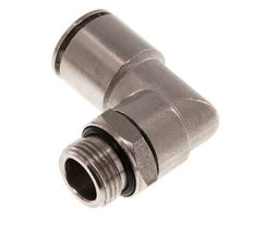 Codo de 90 grados 14mm x G3/8'' con rosca macho Latón NBR Giratorio