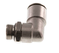 Codo de 90 grados 14mm x G3/8'' con rosca macho Latón NBR Giratorio