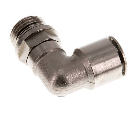 Racor de 16mm x G1/2'' 90deg con rosca macho Latón NBR Giratorio