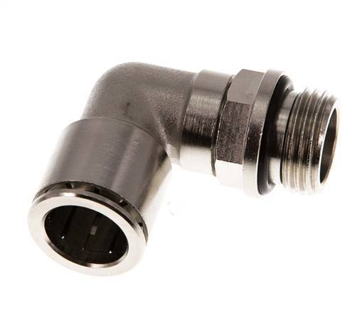 Racor de 16mm x G1/2'' 90deg con rosca macho Latón NBR Giratorio