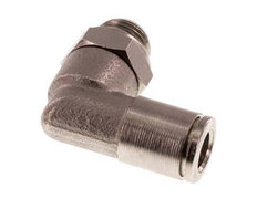 Codo de 90 grados 6mm x G1/8'' con rosca macho de latón FKM giratorio [2 piezas]