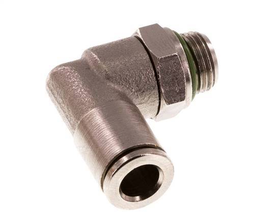 Codo de 90 grados 6mm x G1/8'' con rosca macho de latón FKM giratorio [2 piezas]