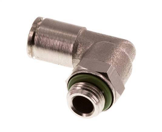 Codo de 90 grados 6mm x G1/8'' con rosca macho de latón FKM giratorio [2 piezas]