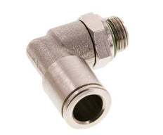 Codo de 90 grados de 8mm x G1/8'' con rosca macho de latón FKM giratorio [2 piezas]