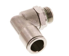 Codo de 90 grados 10mm x G1/4'' con rosca macho Latón FKM Giratorio