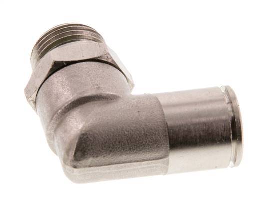 Codo de 90 grados 12mm x G3/8'' con rosca macho Latón FKM Giratorio