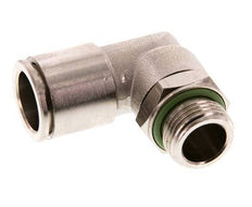 Codo de 90 grados 14mm x G3/8'' con rosca macho Latón FKM Giratorio