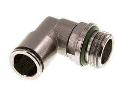 Codo de 90 grados 14mm x G1/2'' con rosca macho Latón FKM Giratorio