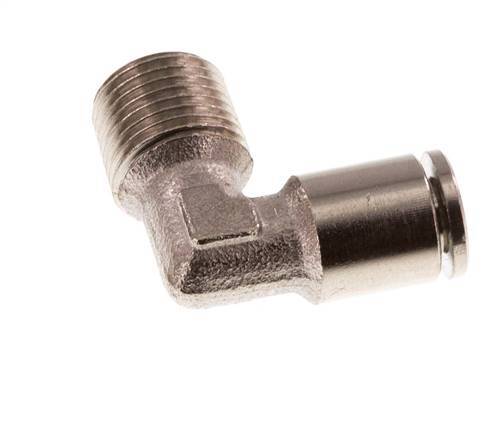 Codo de 4mm x R1/8'' de 90 grados con rosca macho de latón NBR [2 piezas]