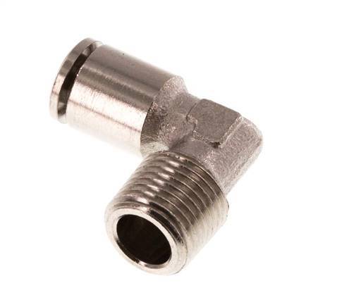 Codo de 4mm x R1/8'' de 90 grados con rosca macho de latón NBR [2 piezas]