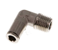 Codo de 6mm x R1/4'' de 90 grados con rosca macho de latón NBR [2 piezas]