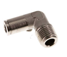 Codo de 6mm x R1/4'' de 90 grados con rosca macho de latón NBR [2 piezas]