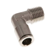 Codo de 90 grados de 8mm x R1/4'' con rosca macho de latón NBR [2 piezas]