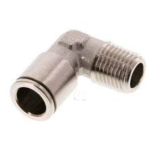 Codo de 90 grados de 10mm x R1/4'' con rosca macho de latón NBR [2 piezas]