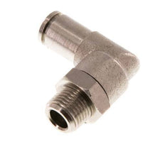 Codo de 90 grados 4mm x R1/8'' con rosca macho latón NBR giratorio [2 piezas]