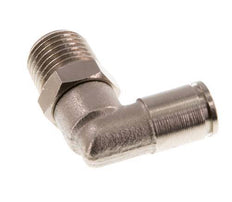 Codo de 90 grados 6mm x R1/4'' con rosca macho latón NBR giratorio [2 piezas]