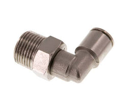 Racor de 8mm x R3/8'' 90deg con rosca macho Latón NBR Giratorio