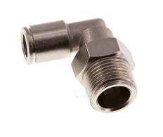 Racor de 8mm x R3/8'' 90deg con rosca macho Latón NBR Giratorio