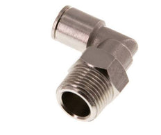 Racor de 8mm x R3/8'' 90deg con rosca macho Latón NBR Giratorio