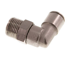 Codo de 90 grados 10mm x R3/8'' con rosca macho Latón NBR Giratorio