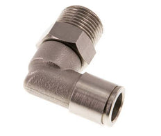 Codo de 90 grados 10mm x R3/8'' con rosca macho Latón NBR Giratorio