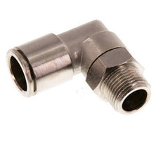 Codo de 90 grados 14mm x R3/8'' con rosca macho Latón NBR Giratorio