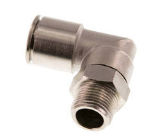 Codo de 90 grados 14mm x R3/8'' con rosca macho Latón NBR Giratorio