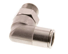 Codo de 90 grados 12mm x R3/8'' con rosca macho Latón FKM Giratorio