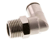 Codo de 90 grados 12mm x R1/2'' con rosca macho latón FKM giratorio