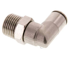 Codo de 90 grados 12mm x R1/2'' con rosca macho latón FKM giratorio